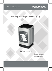 Manual de uso Punktal PK-060 LAV Lavadora