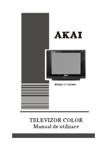 Manual Akai CT-1421ANF Television