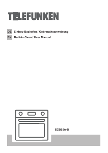 Manual Telefunken ECB65A-B Oven