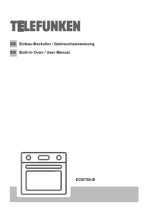 Manual Telefunken ECB75A-B Oven