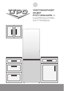 Käyttöohje UPO NRF66DW Jääkaappipakastin