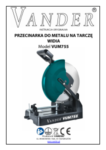 Instrukcja Vander VUM755 Piła do cięcia
