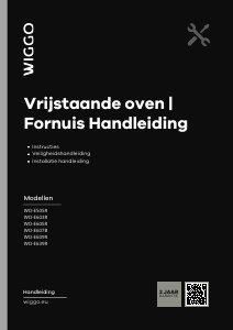 Handleiding Wiggo WO-E639R Fornuis