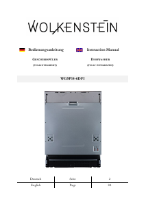 Bedienungsanleitung Wolkenstein WGSP14-6DFI Geschirrspüler