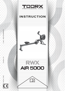 Manual Toorx RWX Air 5000 Rowing Machine