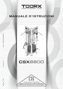 Manuale Toorx CSX-8800 Stazione multifunzione