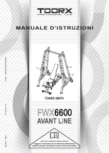 Manuale Toorx FWX-6600 Tower Smith Stazione multifunzione