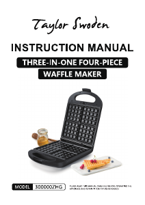Bedienungsanleitung Taylor Swoden 300000ZHG Waffeleisen