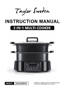 Manual Taylor Swoden 300000RNF Multi fogão