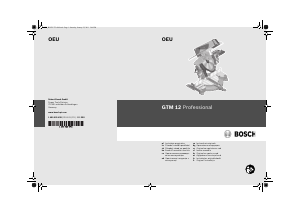 Rokasgrāmata Bosch GTM 12 Professional Leņķzāģis