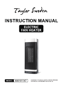 Manual de uso Taylor Swoden B301011X7 Calefactor