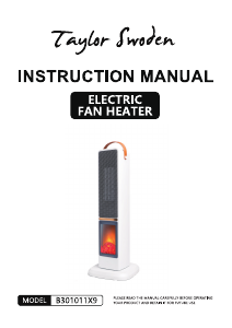 Manual de uso Taylor Swoden B301011X9 Calefactor