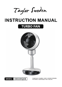Manuale Taylor Swoden 330100QOE Ventilatore