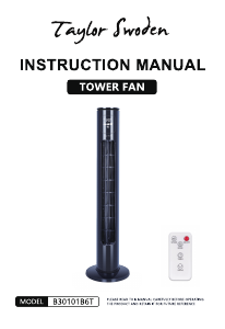 Manuale Taylor Swoden B30101B6T Ventilatore