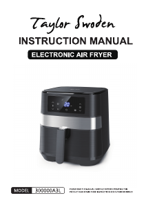 Manual Taylor Swoden 300000A3L Deep Fryer