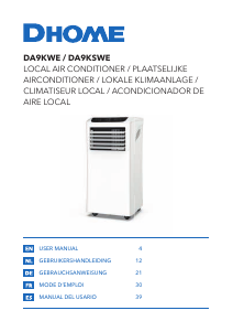 Manual de uso Dhome DA9KSWE Aire acondicionado