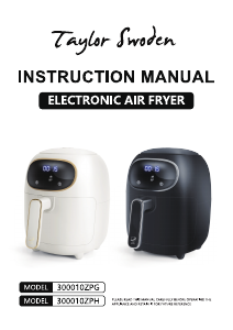 Manual Taylor Swoden 300010ZPG Deep Fryer