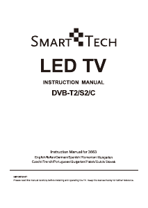 Használati útmutató SmartTech 24HN10T2 LED-es televízió