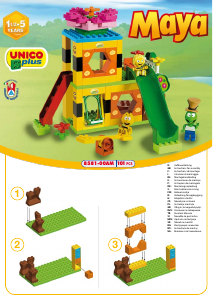 Руководство Unico set 8581 Maya the Bee Детская площадка