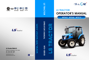 Handleiding LS MT568 Tractor