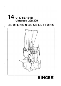 Bedienungsanleitung Singer 14U174B Nähmaschine