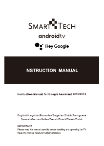 Manual SmartTech 43QA20V3 Televizor LED