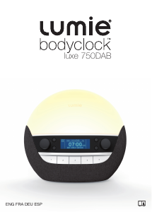 Manual de uso Lumie Bodyclock LUXE 750DAB Wake-up light