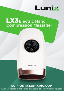 Handleiding Lunix LX3 Massageapparaat