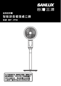 说明书 三洋SANLUX SEF-VF08 风扇