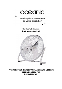 Handleiding Oceanic OCEAVI120W2 Ventilator