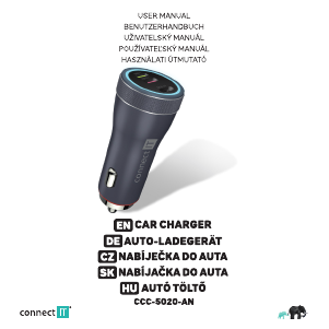 Návod Connect IT CCC-5020-AN Autonabíjačka