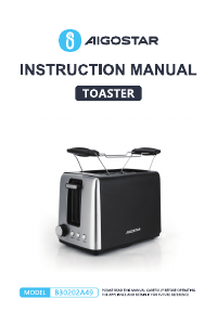Instrukcja Aigostar B30202A49 Toster