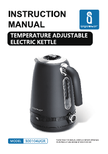 Manual de uso Aigostar 300104UGR Hervidor