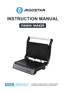 Manuale Aigostar 300000HHJ Grill a contatto