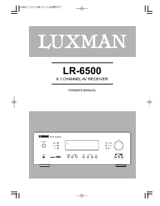 Handleiding Luxman LR-6500 Receiver
