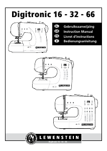 Manual Lewenstein Digitronic 32 Sewing Machine
