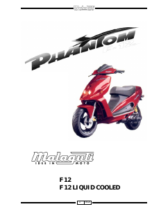 Manuale Malaguti Phantom F 12 Scooter