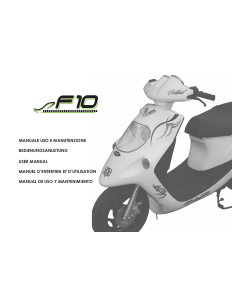 Manuale Malaguti F10 Scooter