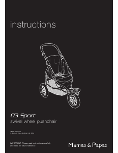 Handleiding Mamas & Papas 03 Sport Kinderwagen