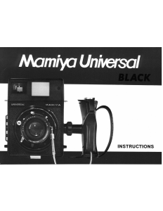Handleiding Mamiya Universal Camera