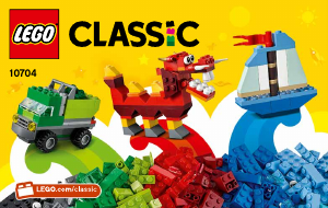 Manual de uso Lego set 10704 Classic Caja creativa