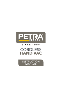 Handleiding Petra PF01096VDEEU7 Kruimeldief
