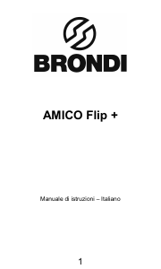 Manuale Brondi Amico Flip+ Telefono cellulare