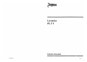 Manuale Zoppas PL5T Lavatrice