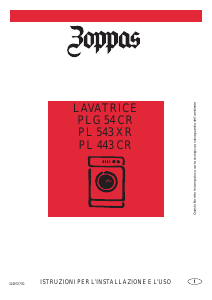 Manuale Zoppas PLG54CR Lavatrice