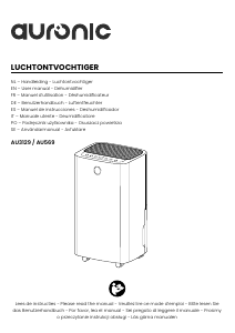 Manual de uso Auronic AU569 Deshumidificador