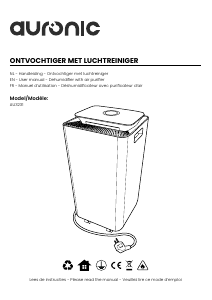 Mode d’emploi Auronic AU3231 Déshumidificateur