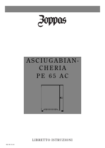 Manuale Zoppas PE65AC Asciugatrice