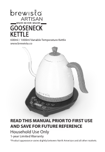 Manual Brewista BA62WK Kettle