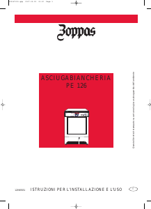 Manuale Zoppas PE126 Asciugatrice